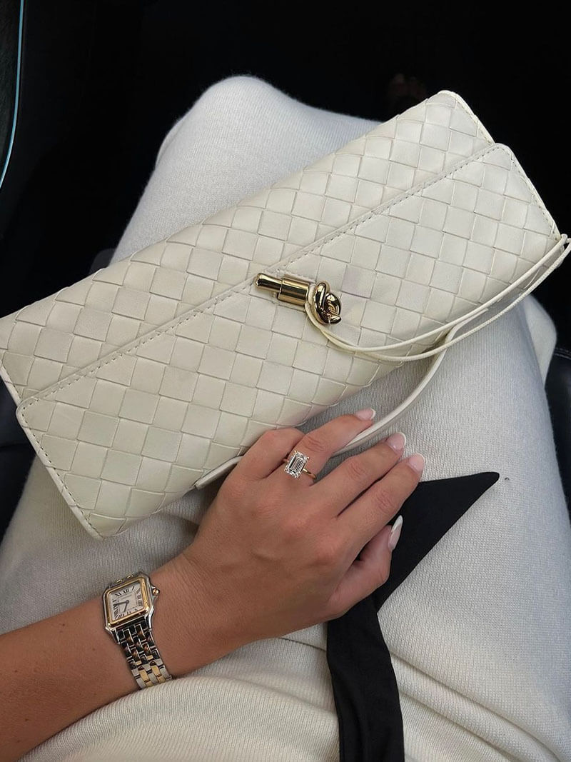 Bolso de mano tejido Bianca