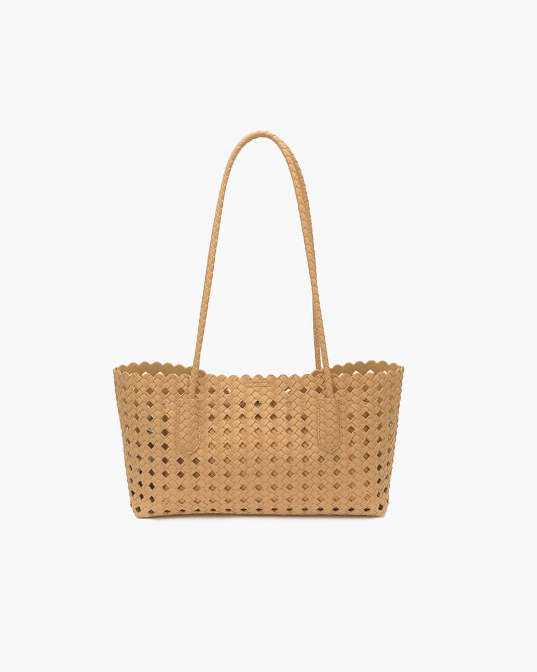 Bolso de mano de paja tejida Briana