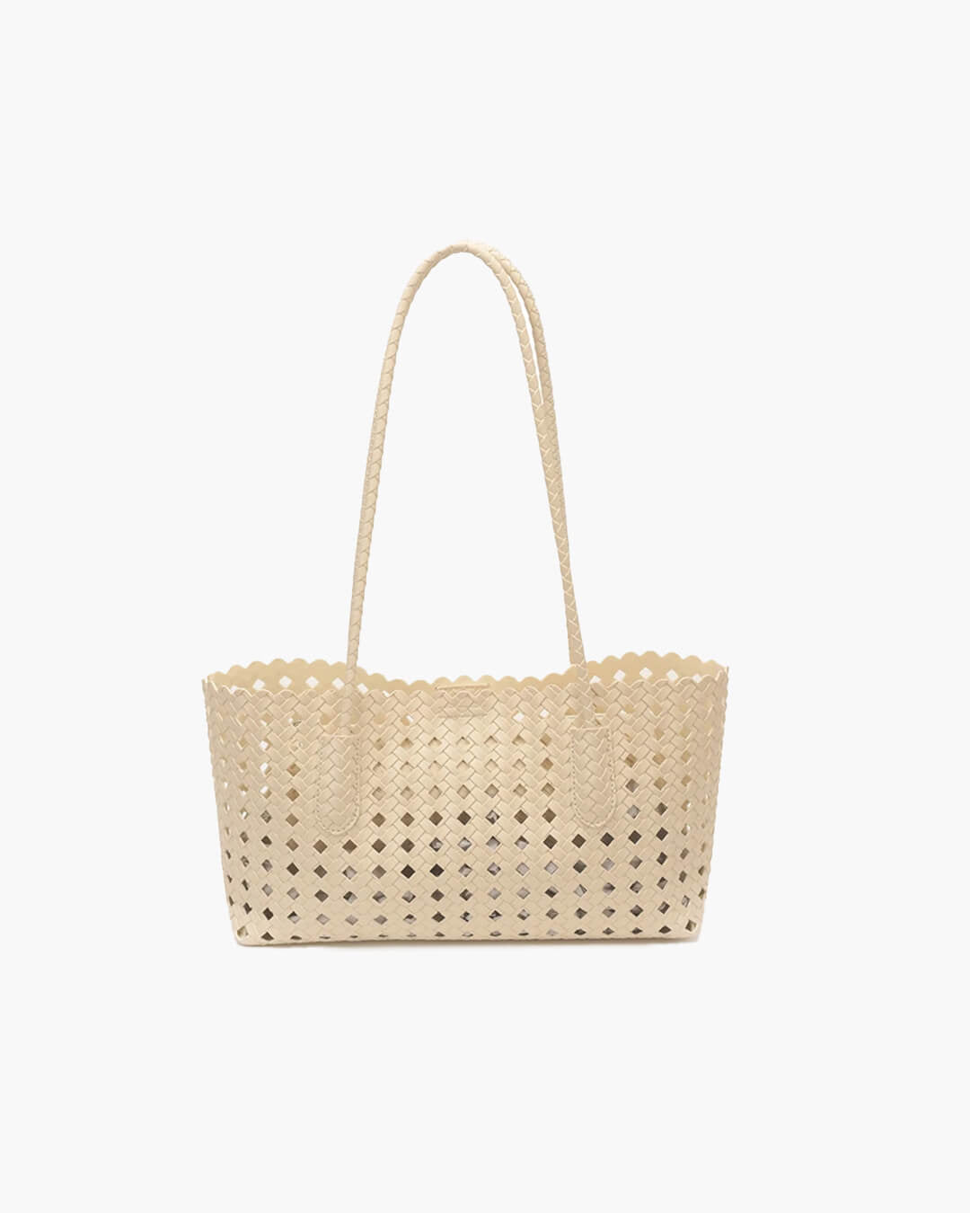 Bolso de mano de paja tejida Briana