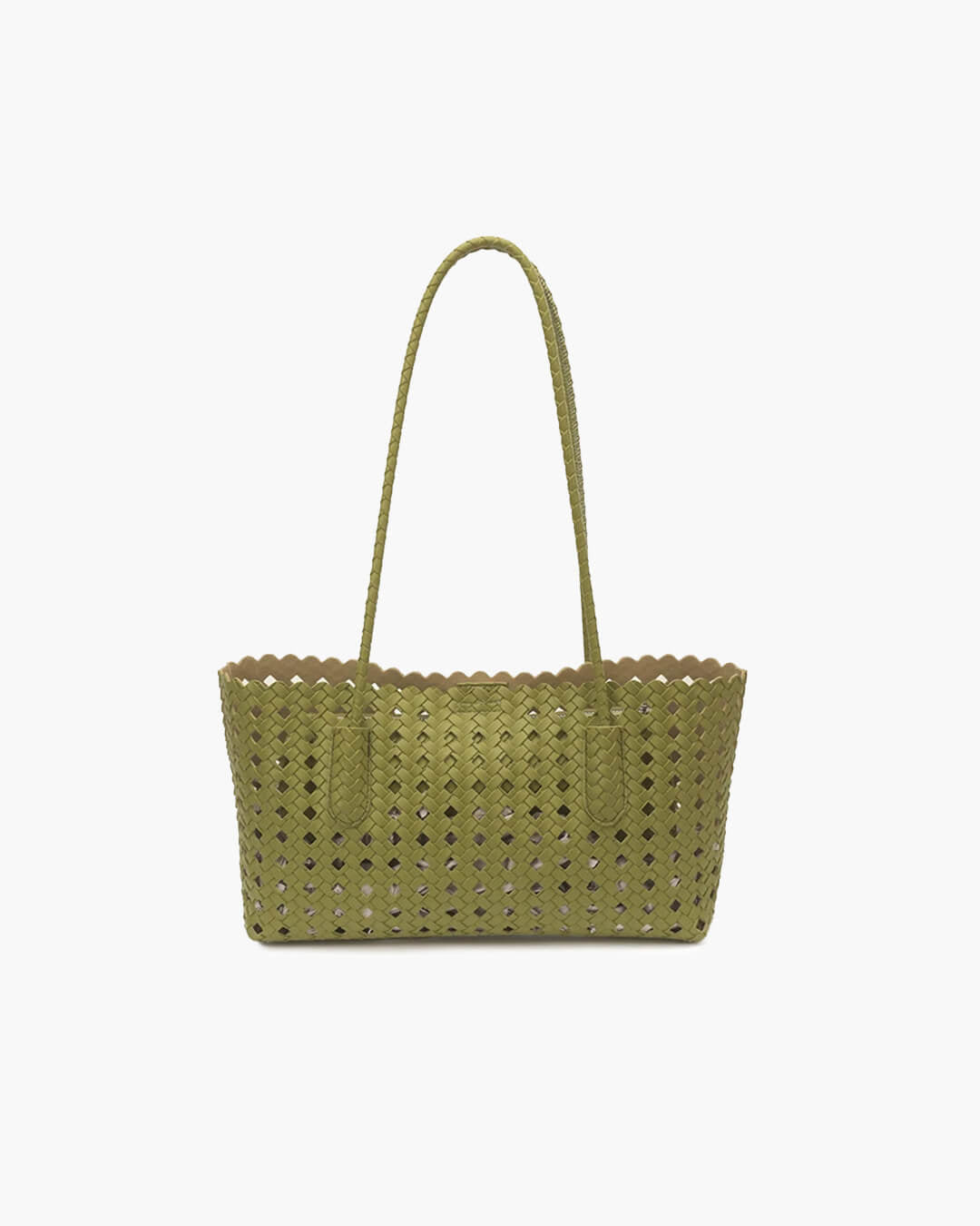 Bolso de mano de paja tejida Briana