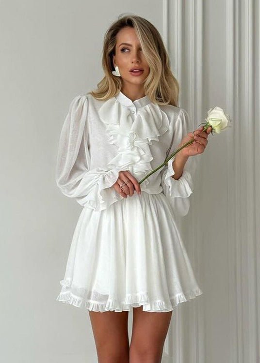 Brigitte Ruffled Mini Dress