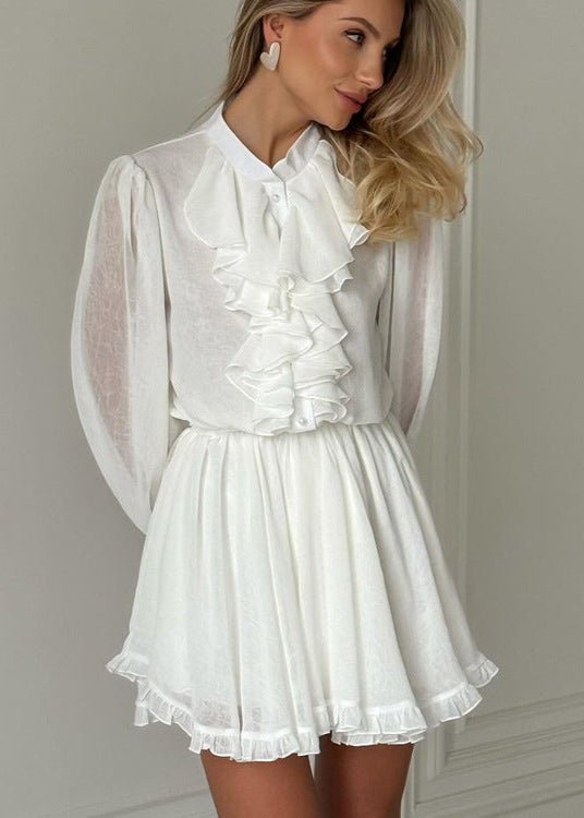 Brigitte Ruffled Mini Dress