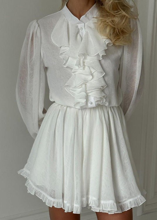Brigitte Ruffled Mini Dress