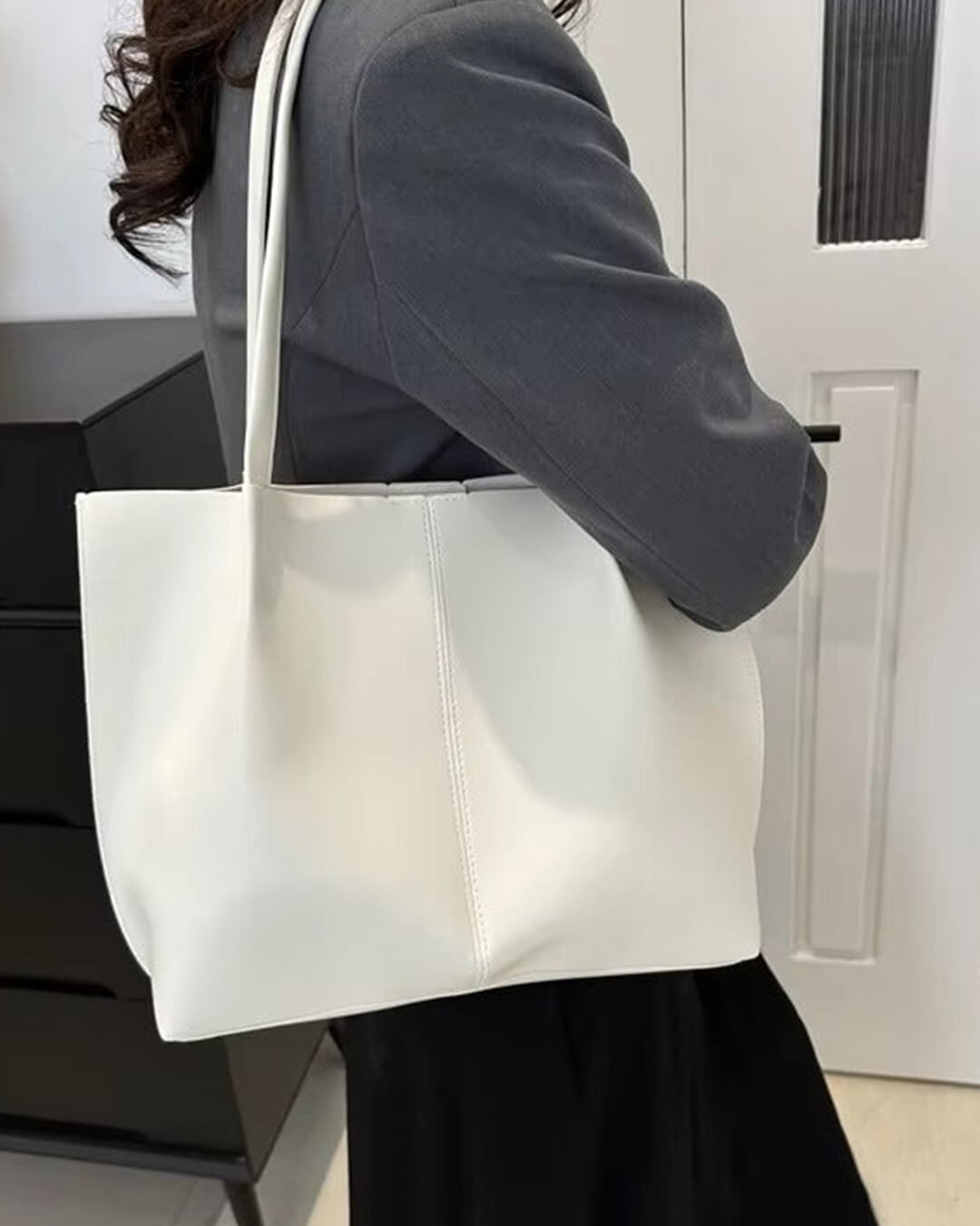 Bolso tote de cuero sintético Calista