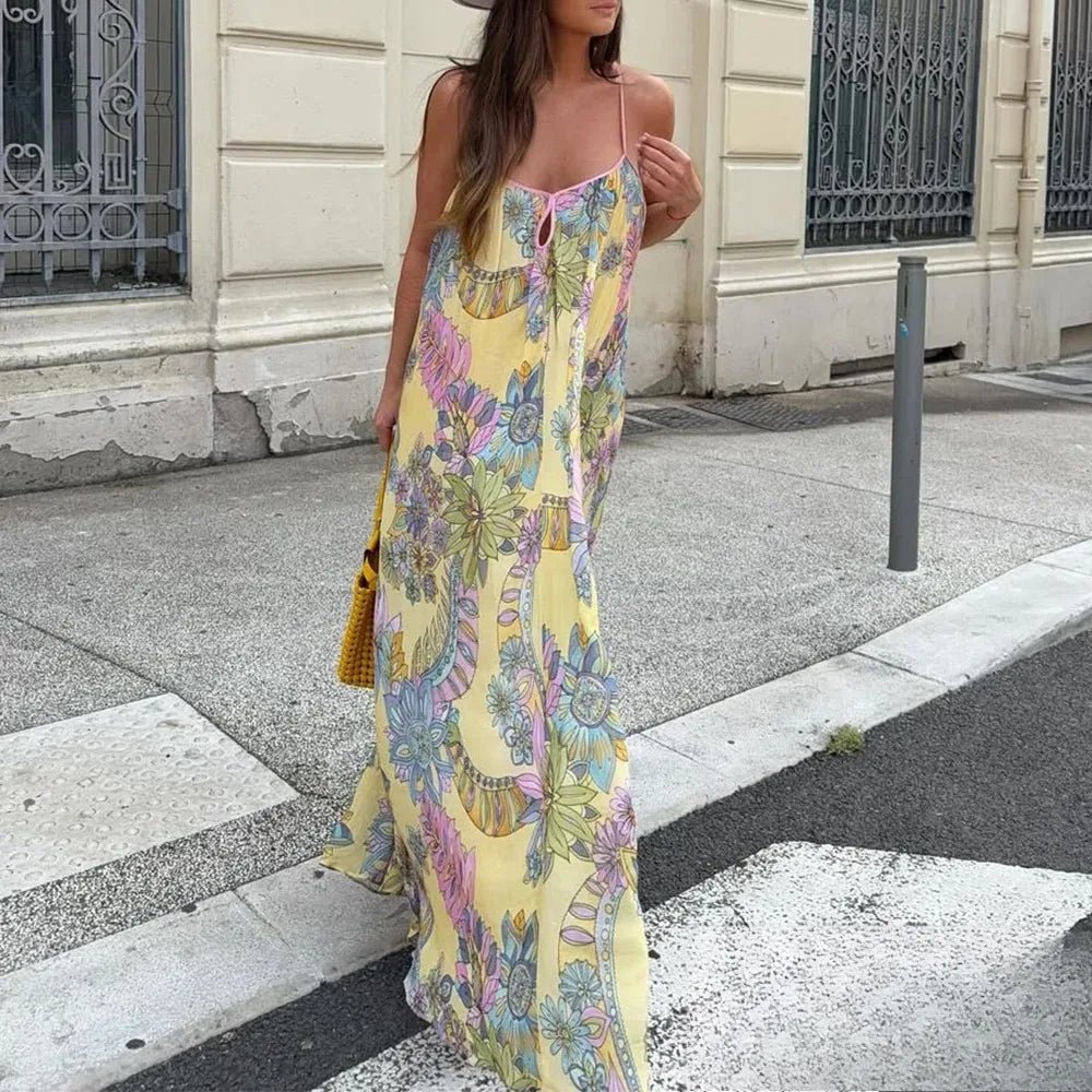 Vestido camisero de gasa floral Camille