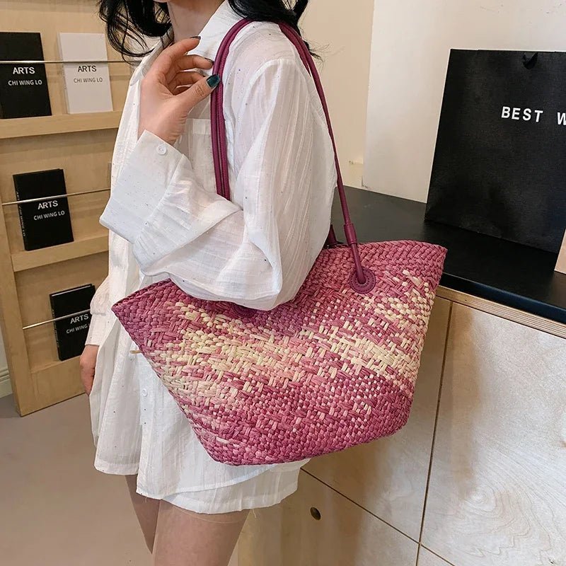 Bolso tote de paja francesa Camille