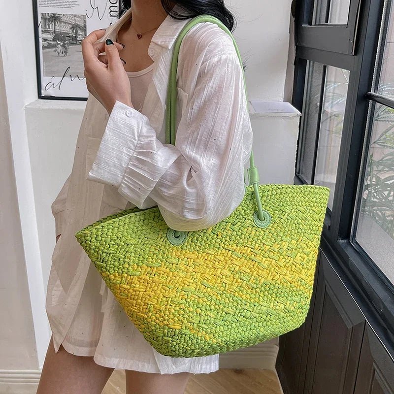Bolso tote de paja francesa Camille