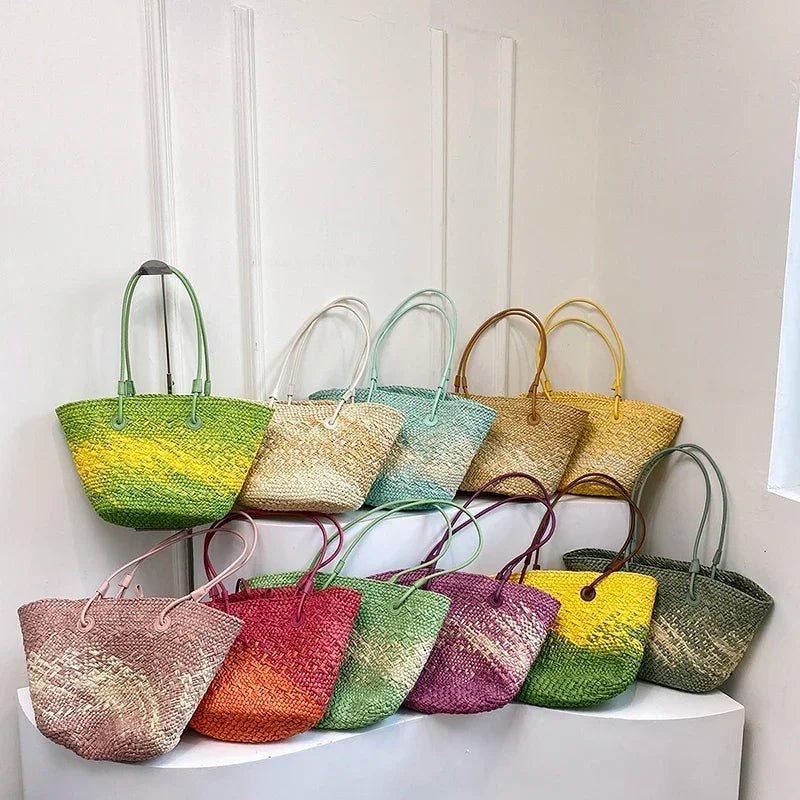 Bolso tote de paja francesa Camille