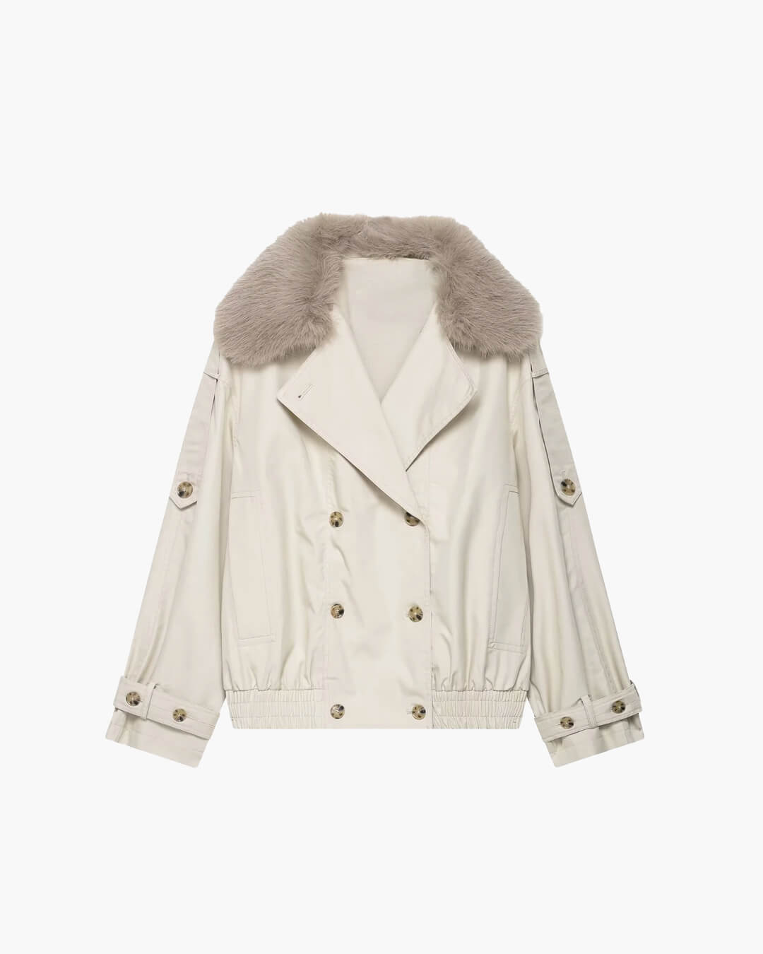 Gabardina Camille con pelo sintético