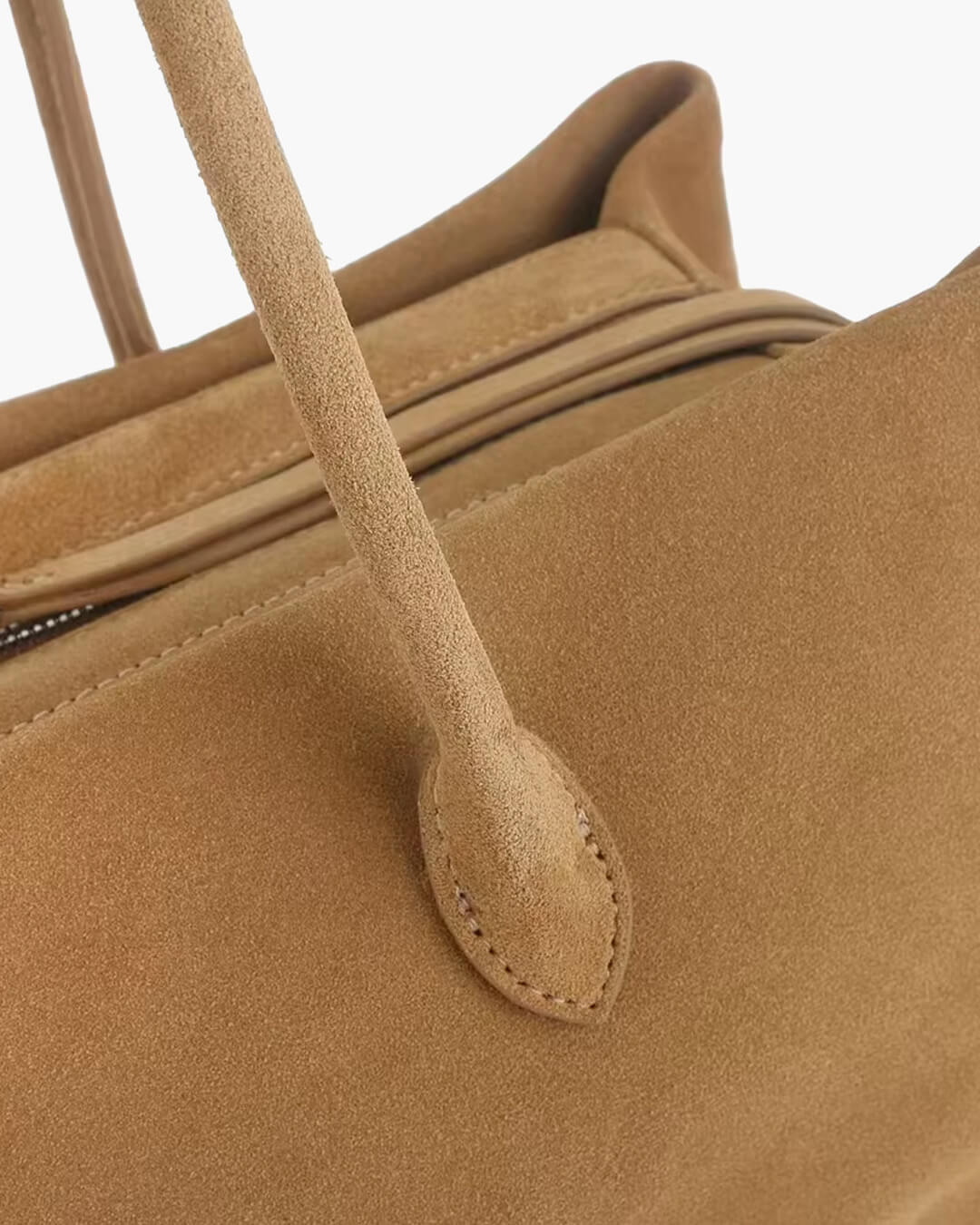 Bolso tote de ante aterciopelado Carly
