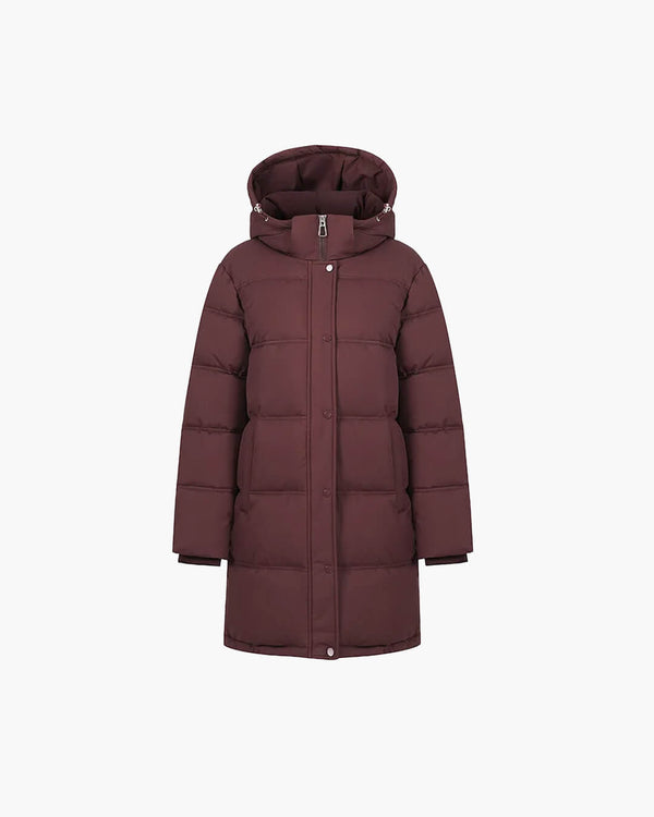 Chaqueta parka Carlyn con capucha