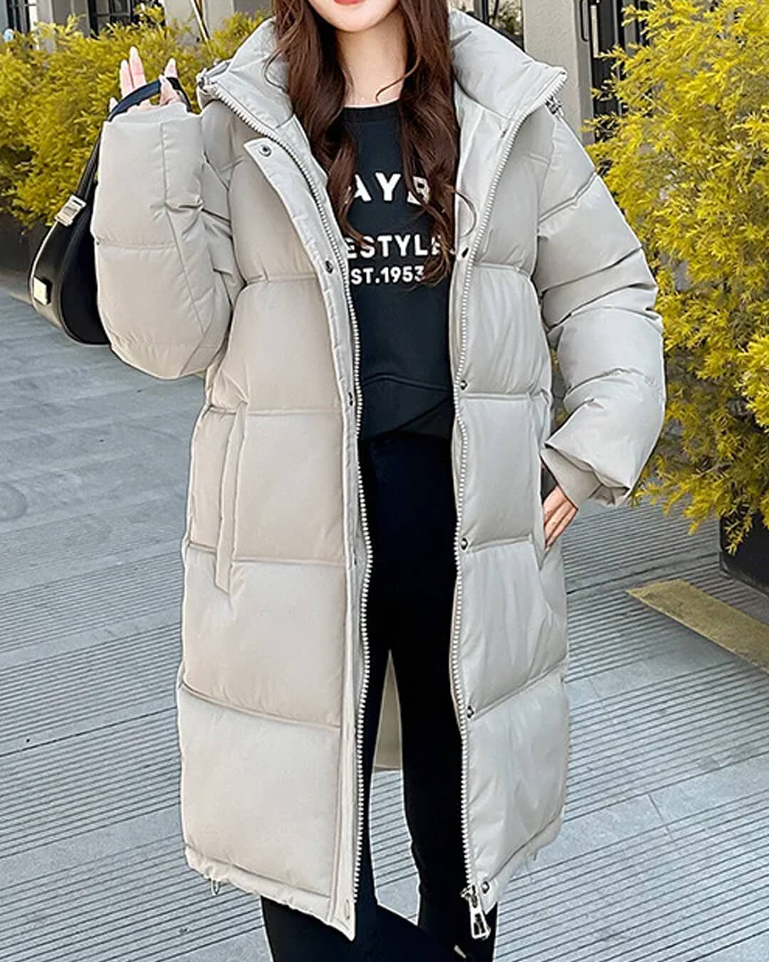 Chaqueta parka Carlyn con capucha