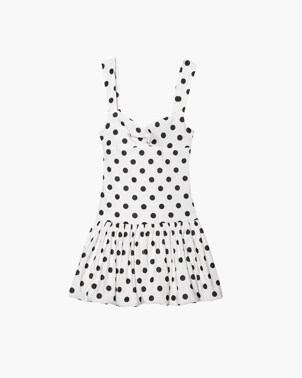 Minivestido abombado de lunares Cassy