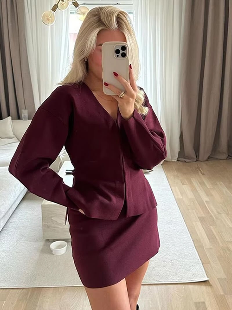 Conjunto de punto Cathy