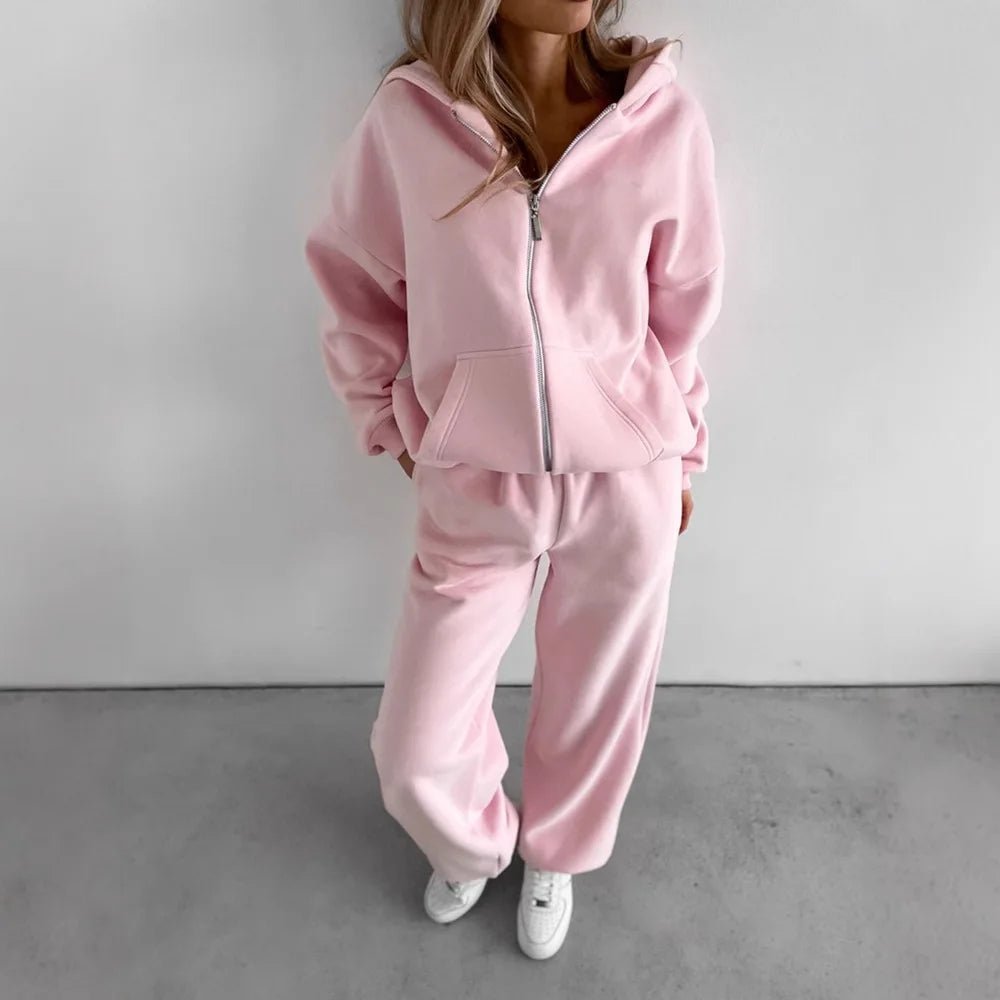 Conjunto deportivo de 2 piezas con sudadera extragrande Cecilia