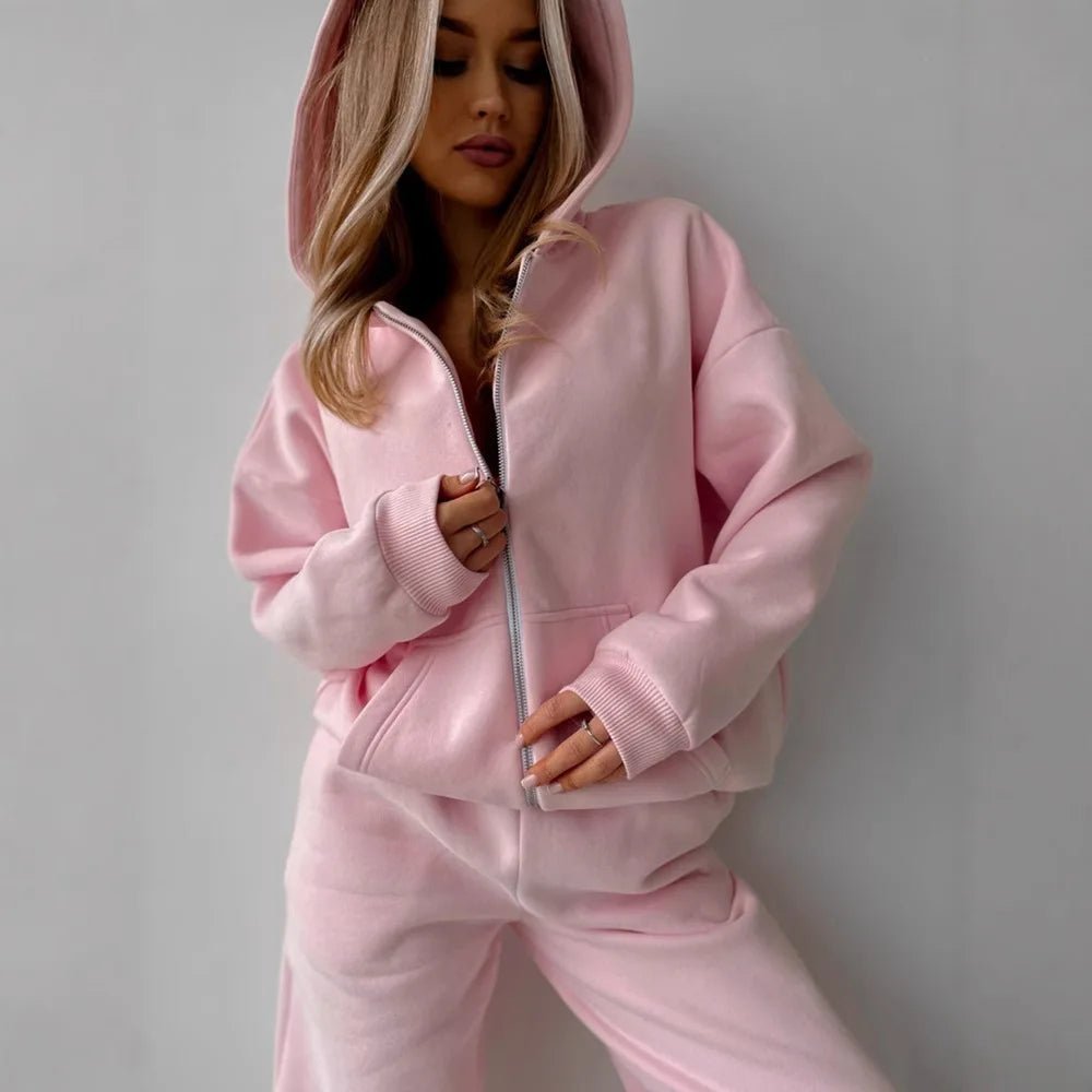 Conjunto deportivo de 2 piezas con sudadera extragrande Cecilia