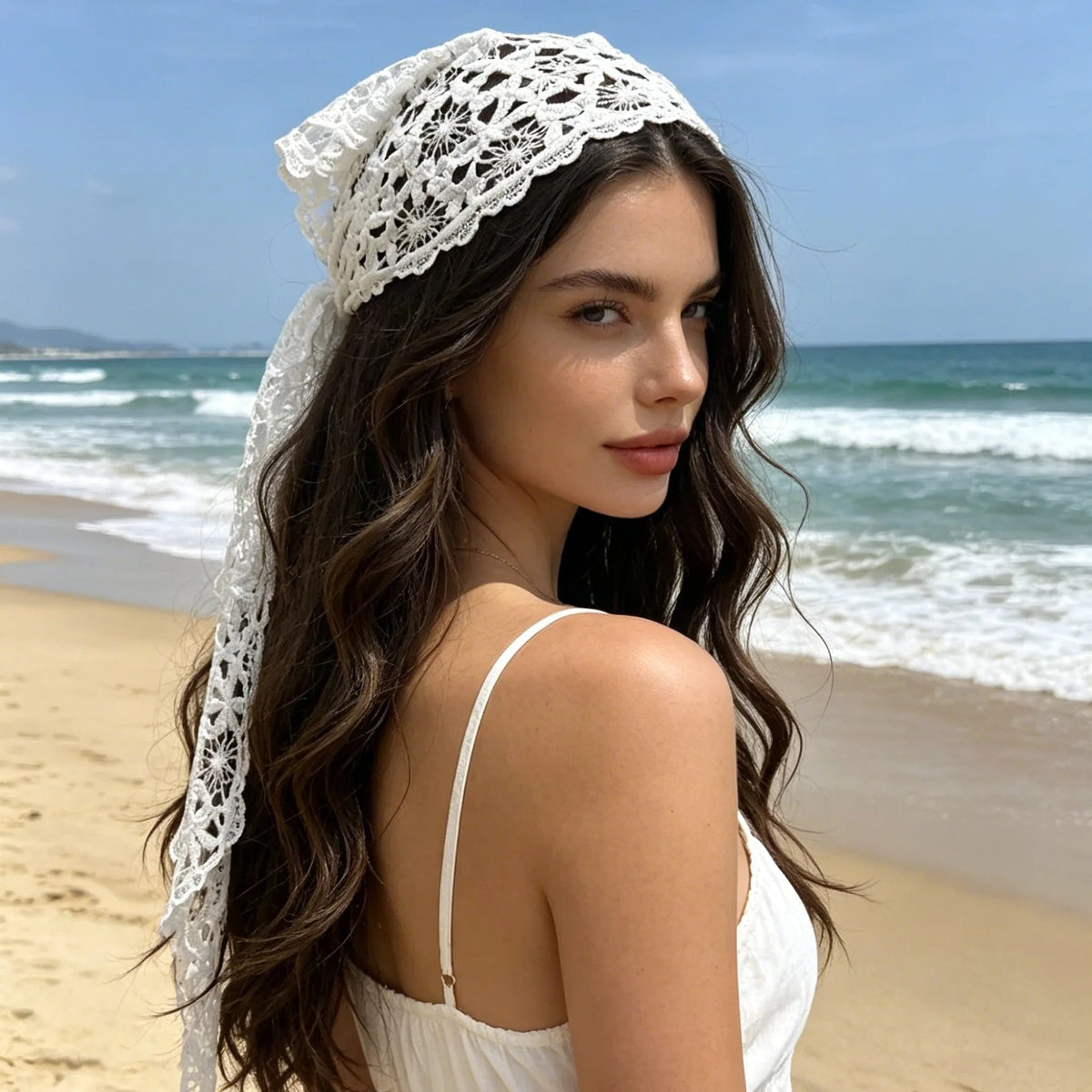 Celeste Bohemian Triangle Headscarf