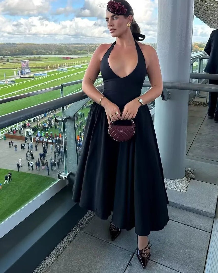 Celeste Halter Midi Dress