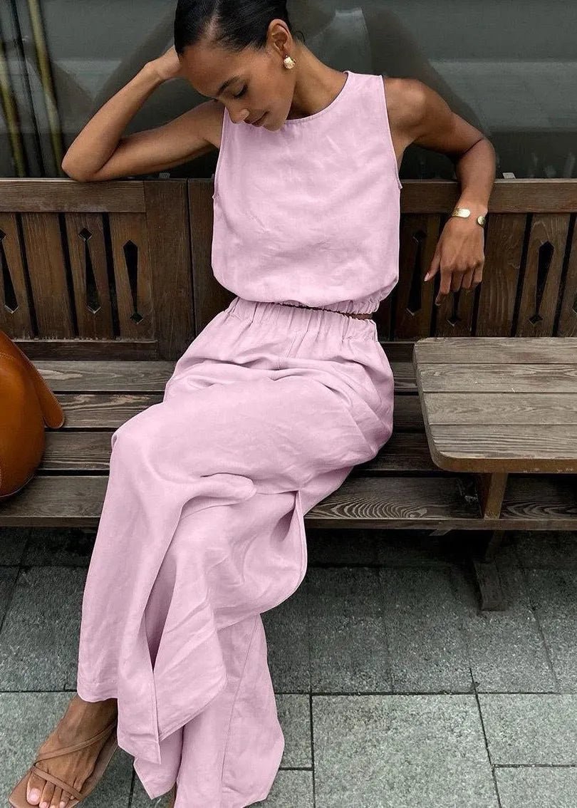 Celeste Wide-Leg Palazzo Set