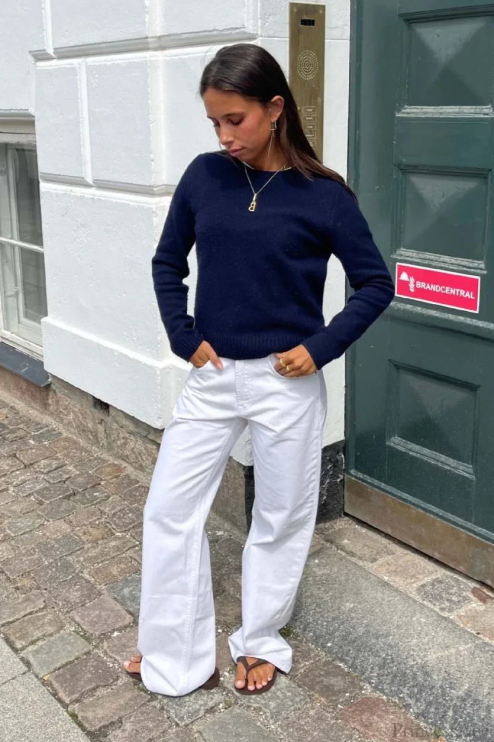 Charlize Star Patchwork Color-Block Jeans