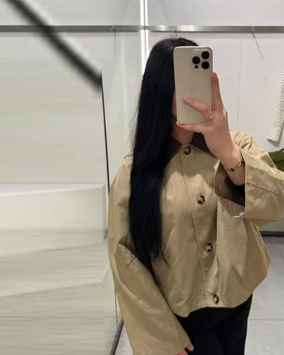Chaqueta utilitaria con cremallera Charlotte