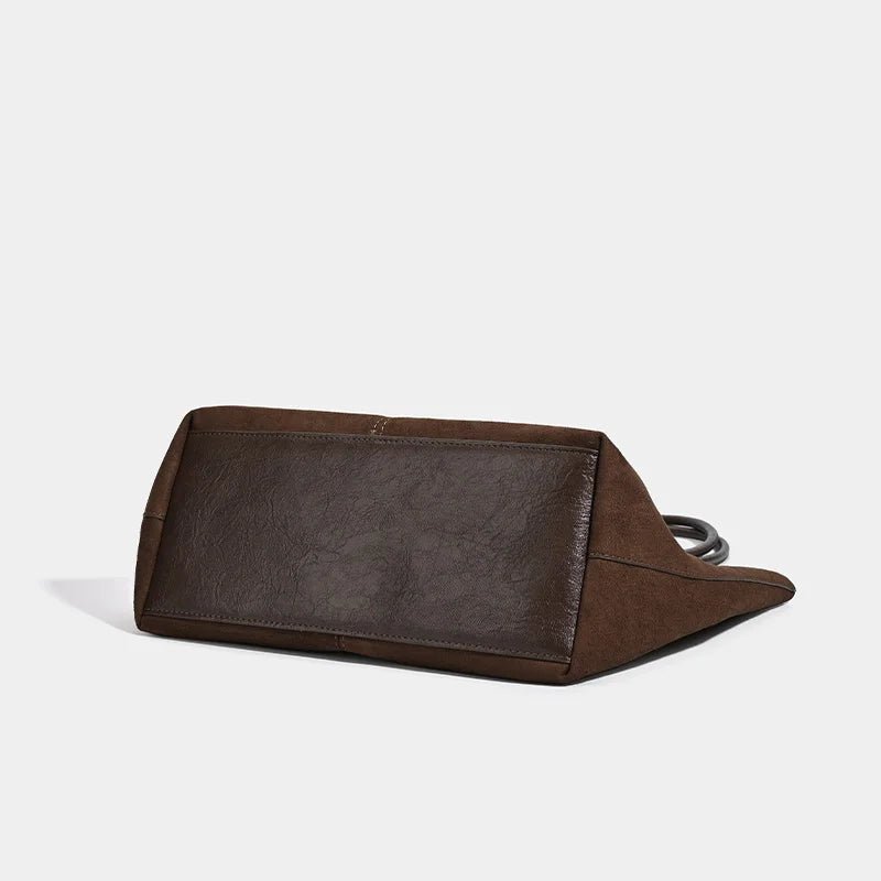 Bolso tote de ante con neceser Cheska