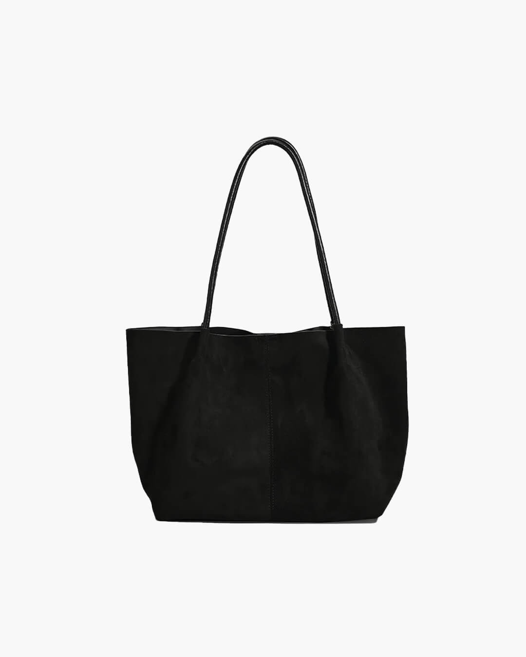 Bolso tote de ante con neceser Cheska