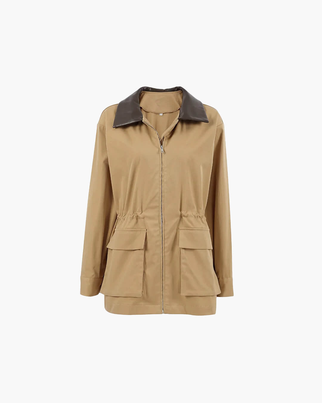 Gabardina corta con bolsillos Christina