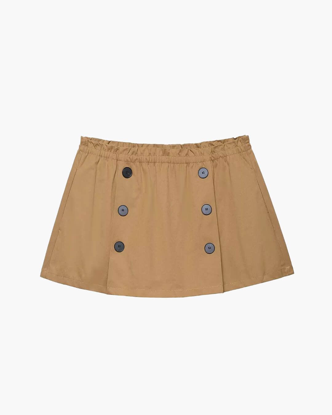 Conjunto de minifalda pantalón y gabardina corta Claire