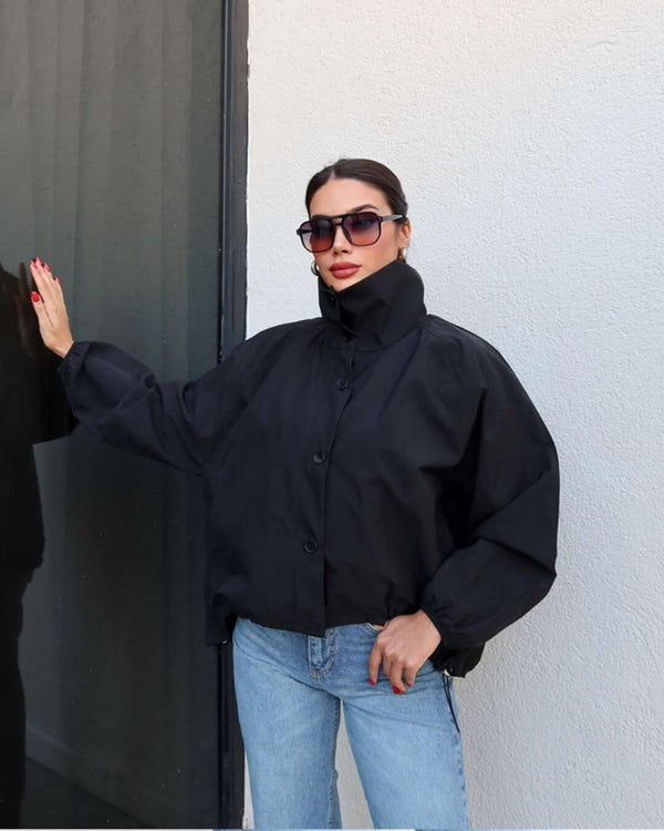 Chaqueta de cuello alto Clara