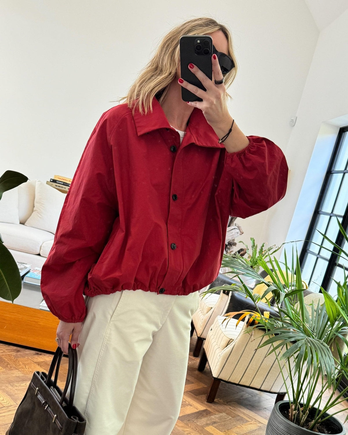 Chaqueta de cuello alto Clara