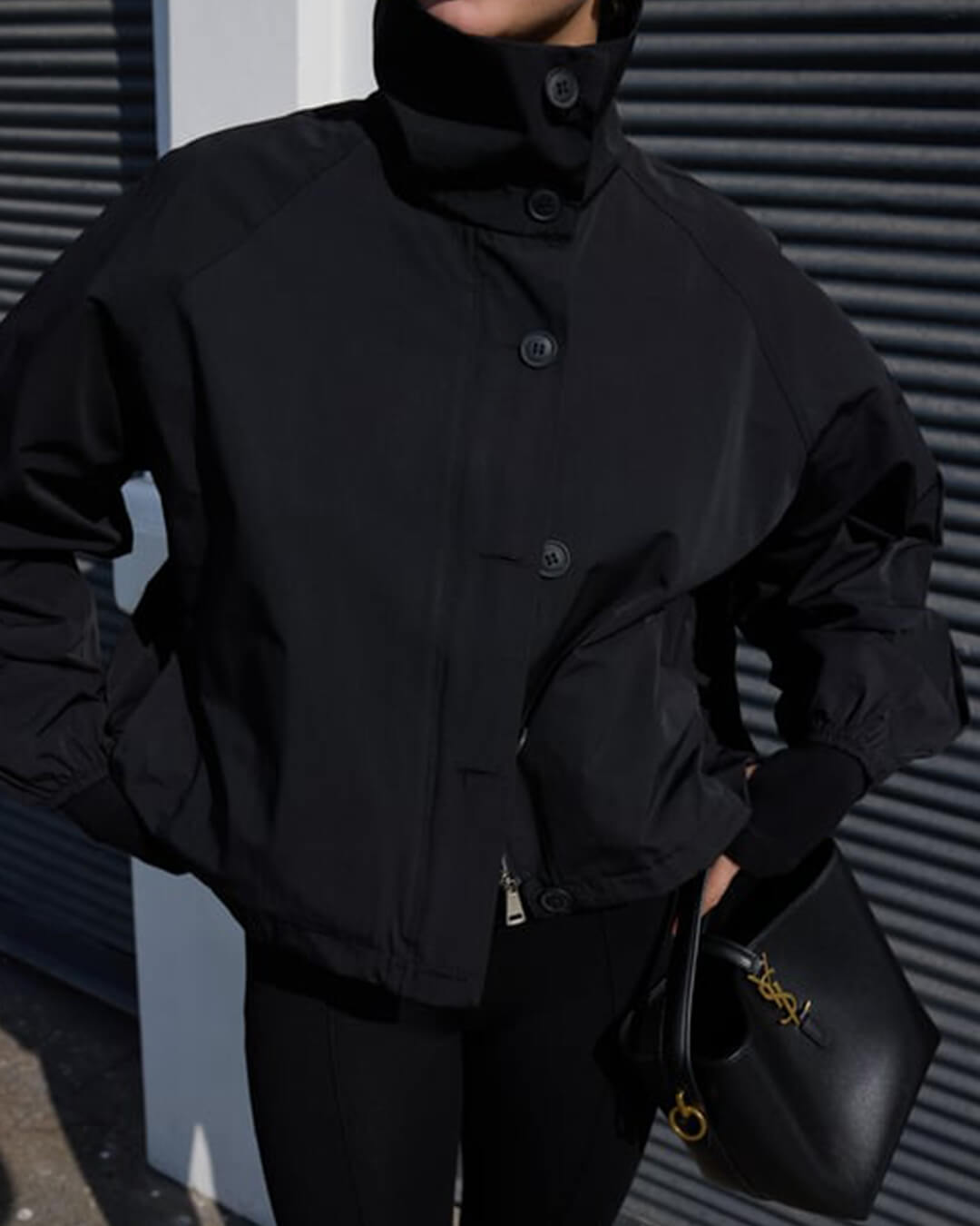 Chaqueta de cuello alto Clara
