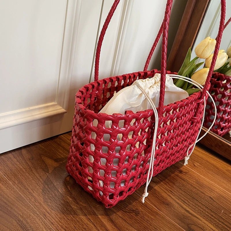 Bolso tote de hombro calado Claudia