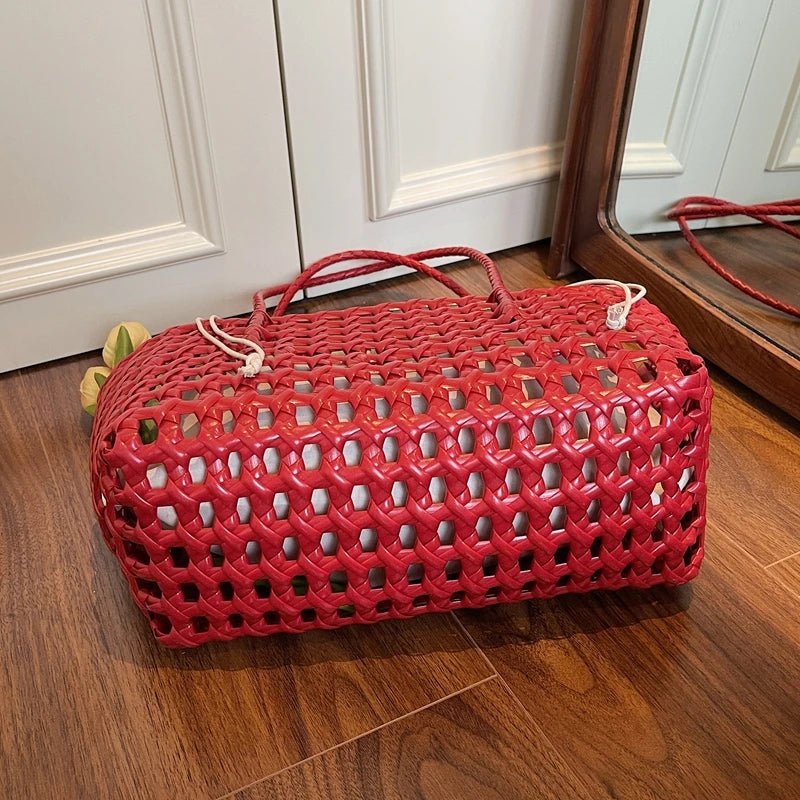 Bolso tote de hombro calado Claudia
