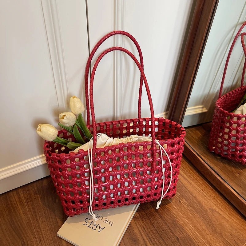 Bolso tote de hombro calado Claudia