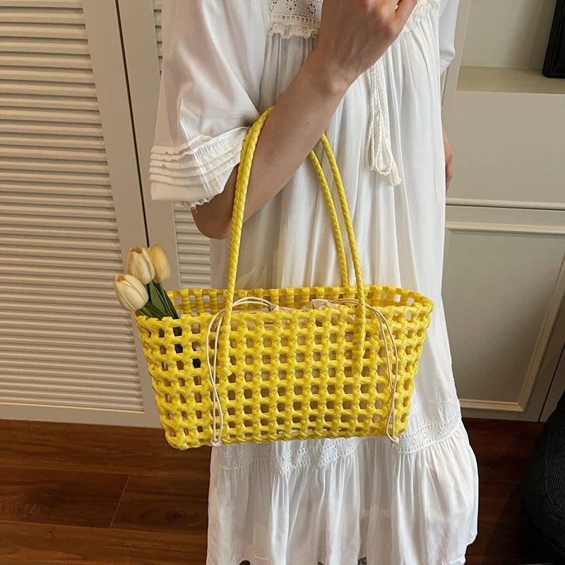 Bolso tote de hombro calado Claudia