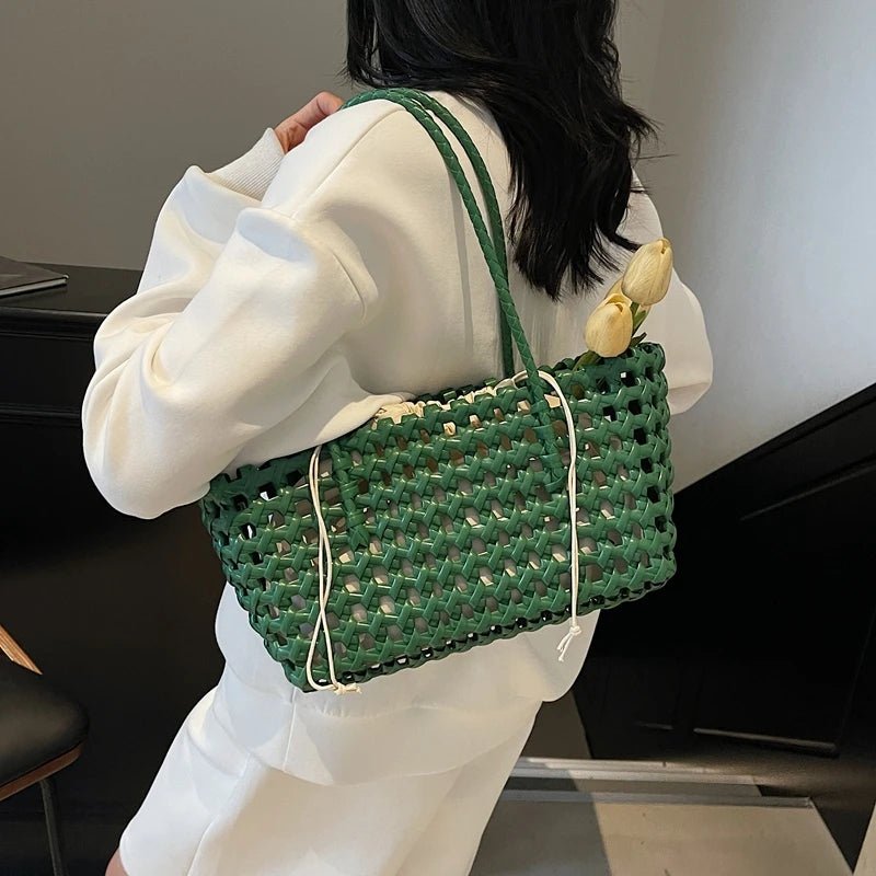 Bolso tote de hombro calado Claudia