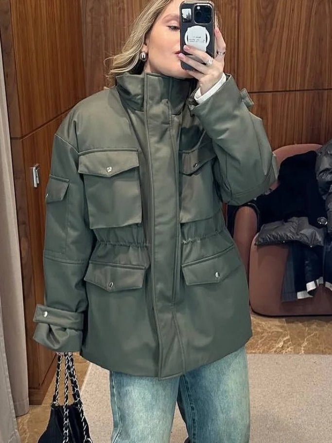 Chaqueta utilitaria Cressida con cintura elástica