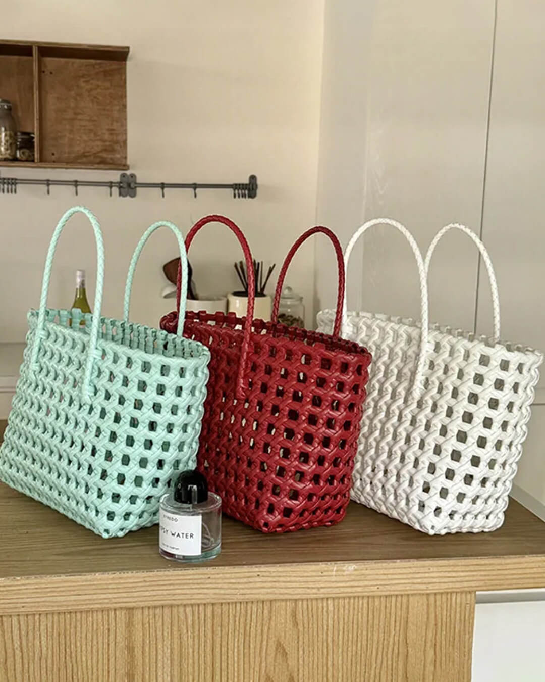 Cresta Open-Weave Tote Bag