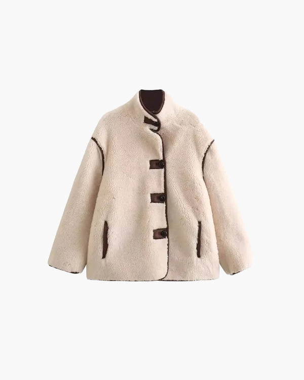 Chaqueta bomber de piel sintética Cynthia