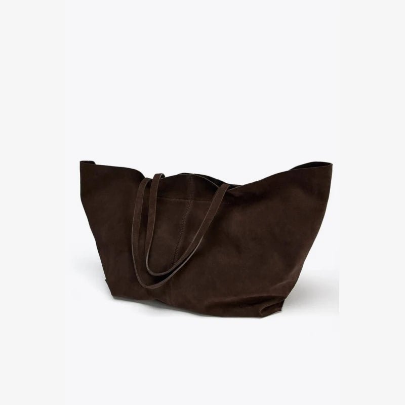 Bolso tote grande de ante Cynthia