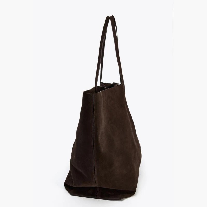 Bolso tote grande de ante Cynthia