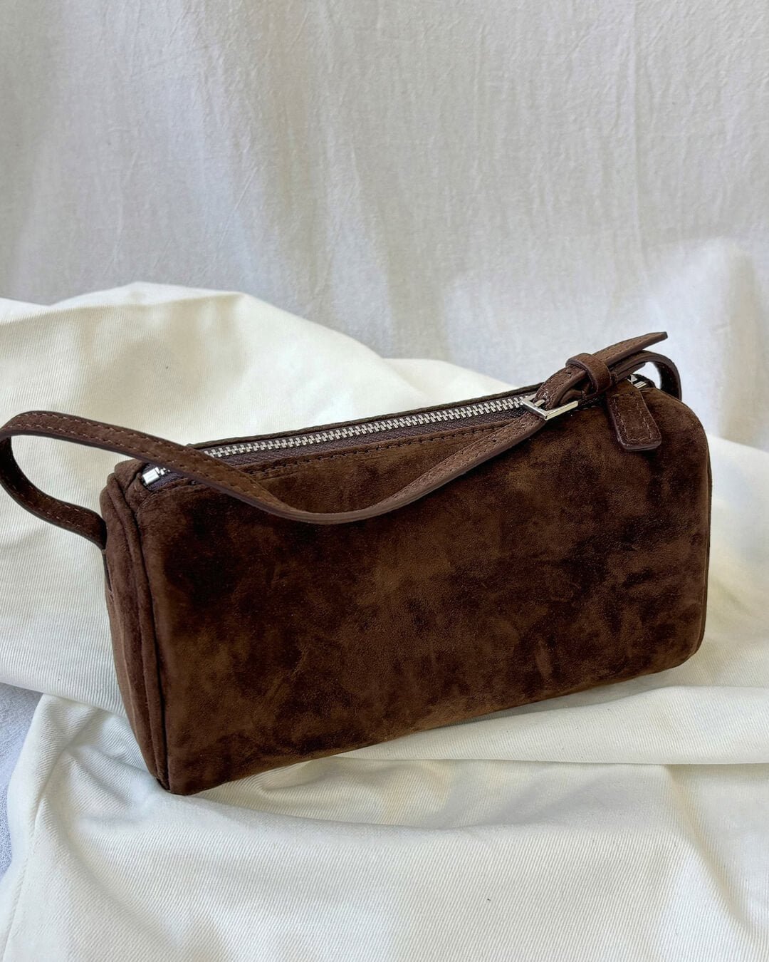 Minibolso de hombro de ante Danika