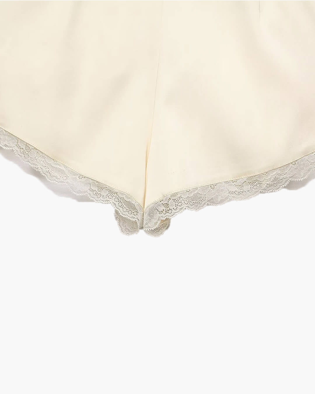 Minishorts de satén de talle alto Davina