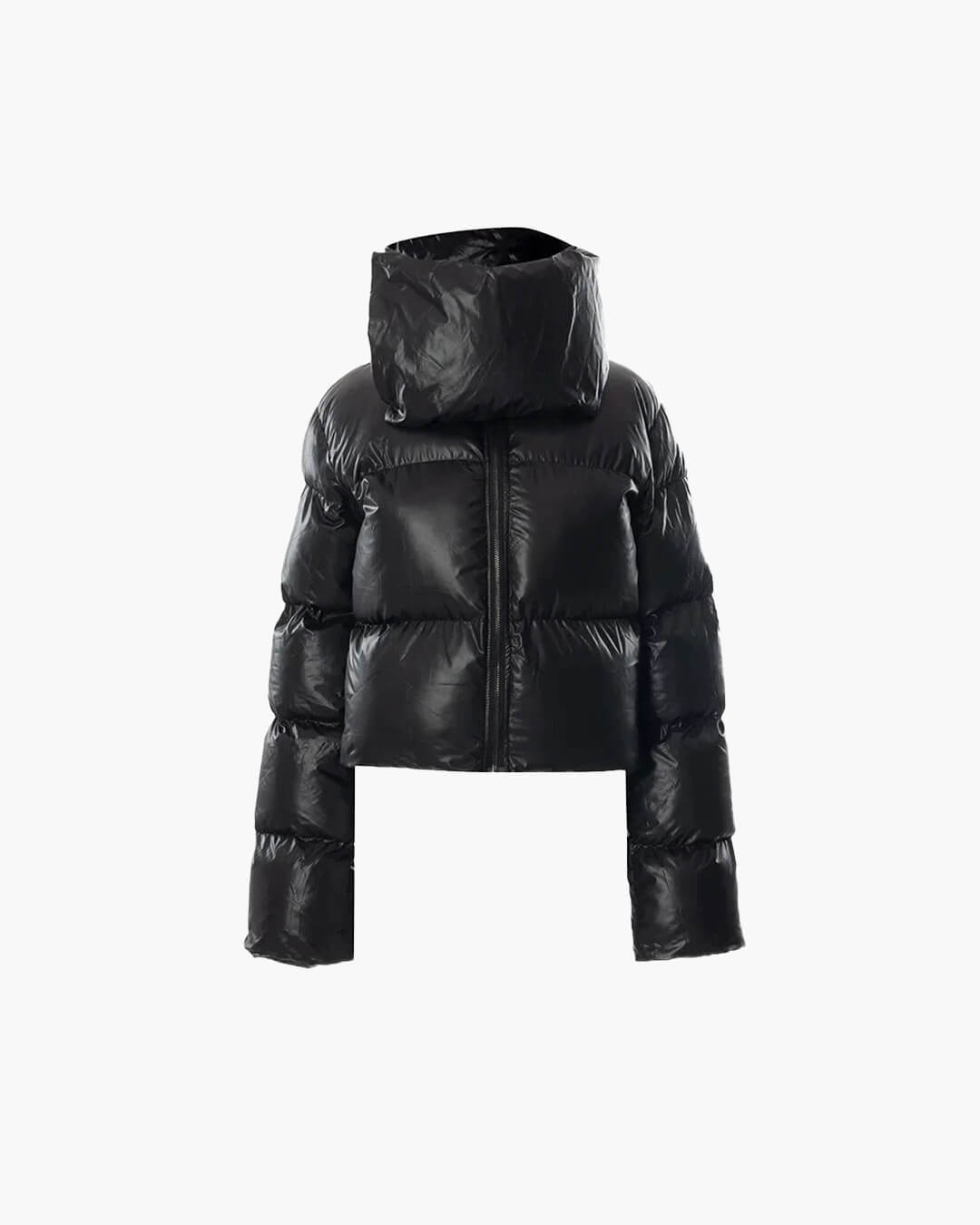 Chaqueta acolchada Donna con cuello de embudo