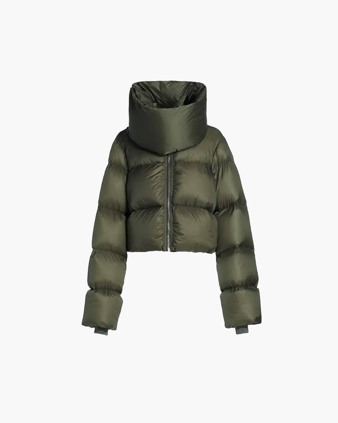 Chaqueta acolchada Donna con cuello de embudo
