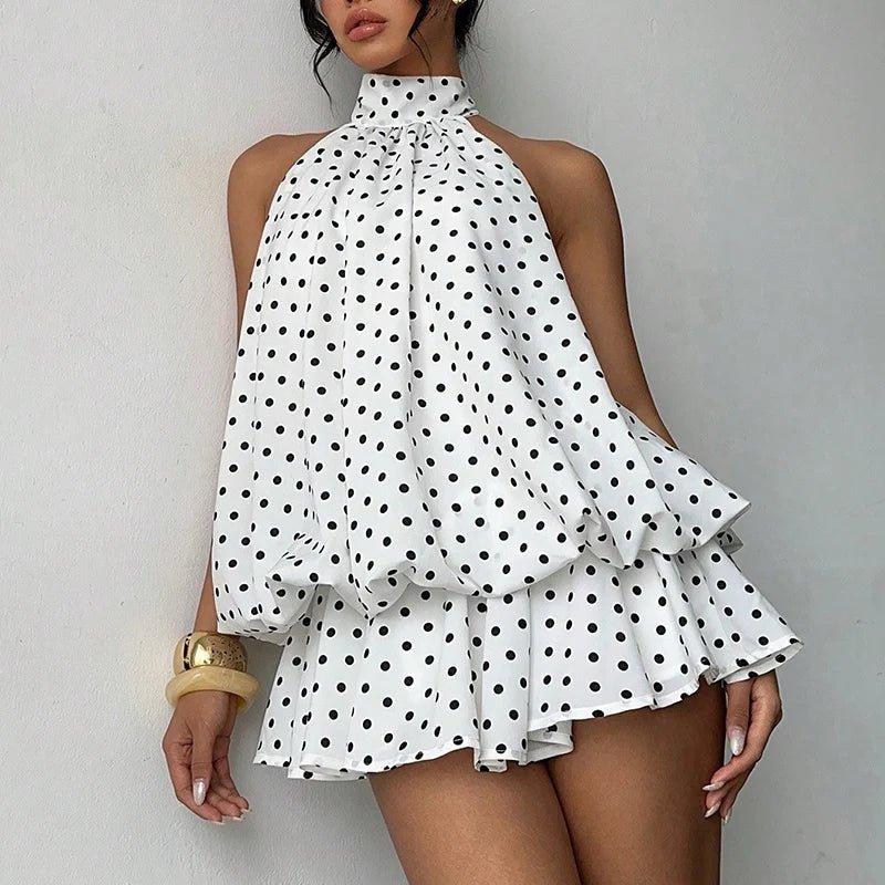 Eden Halter Backless Mini Dress