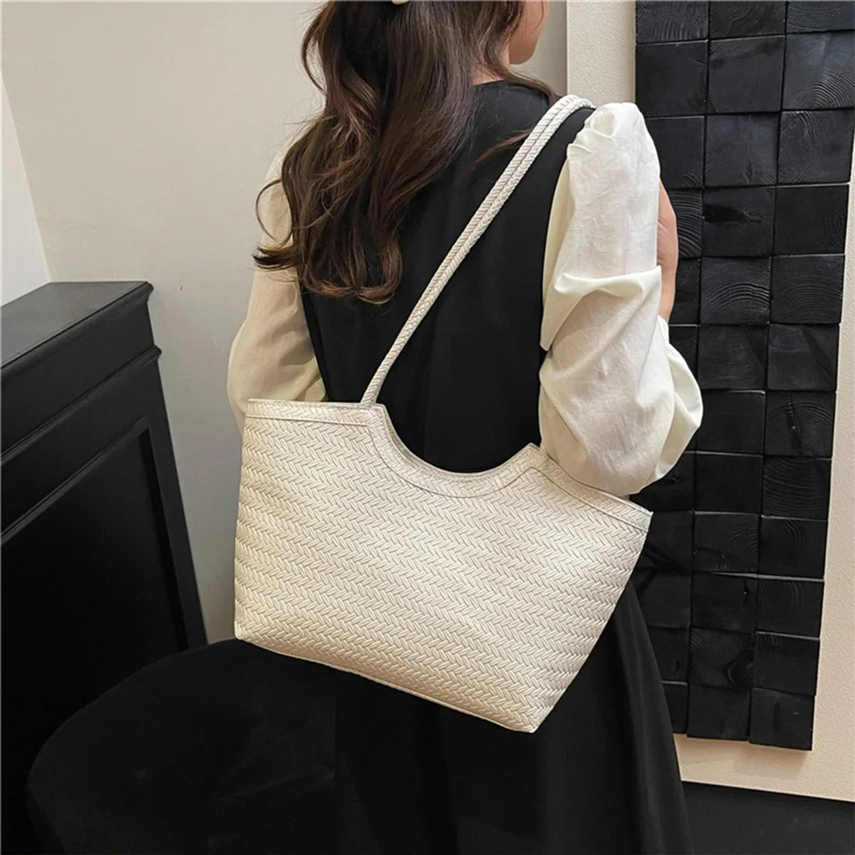 Bolso de tejido texturizado Elena