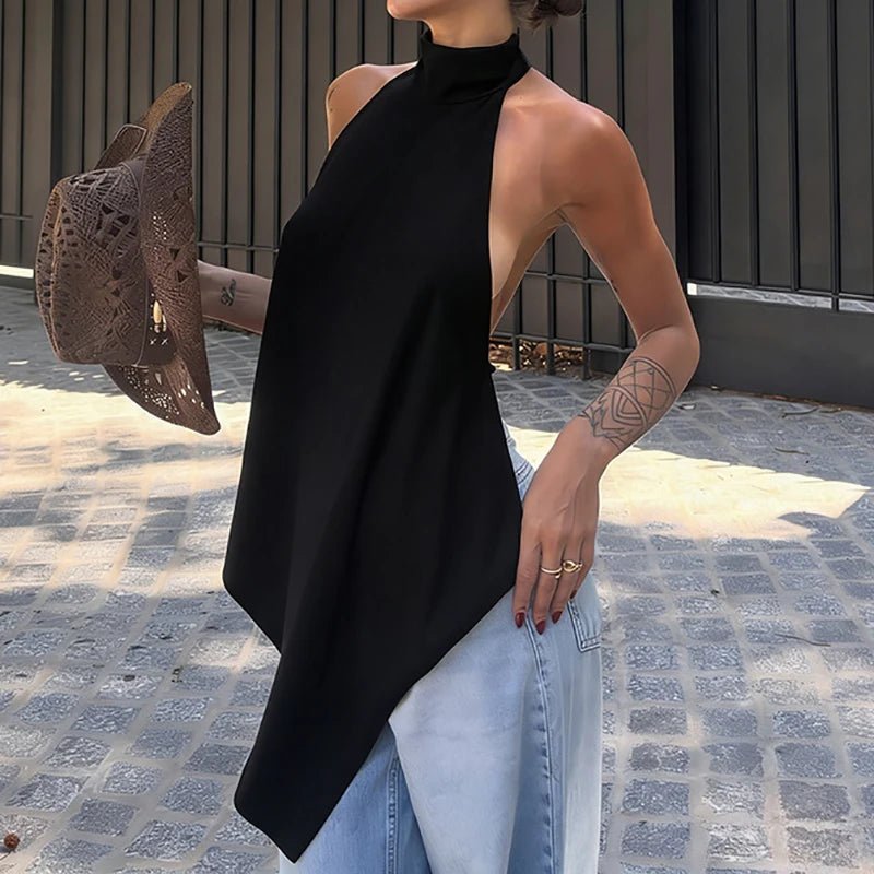 Top halter sin espalda Elina