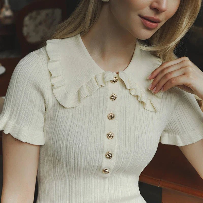 Minivestido Ellie Featherlight con volantes